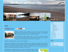 Tablet Screenshot of apartmani-filip.com